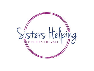 S.H.O.P acronym for Sisters Helping Others Prevail logo design by bricton