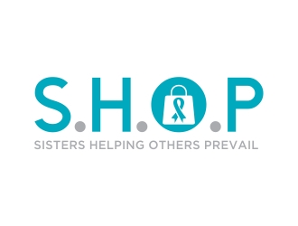 S.H.O.P acronym for Sisters Helping Others Prevail logo design by cikiyunn
