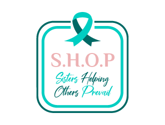 S.H.O.P acronym for Sisters Helping Others Prevail logo design by akilis13
