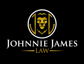 Johnnie James Law logo design by MAXR
