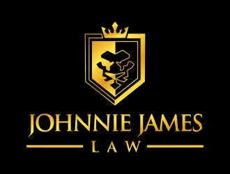 Johnnie James Law logo design by cikiyunn