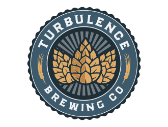 Turbulence Brewing Co logo design by akilis13