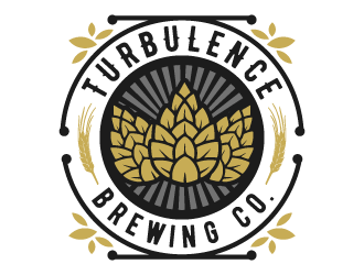 Turbulence Brewing Co logo design by akilis13
