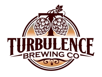 Turbulence Brewing Co logo design by DreamLogoDesign
