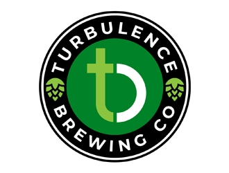 Turbulence Brewing Co logo design by DreamLogoDesign