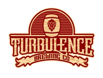 Turbulence Brewing Co logo design by DreamLogoDesign
