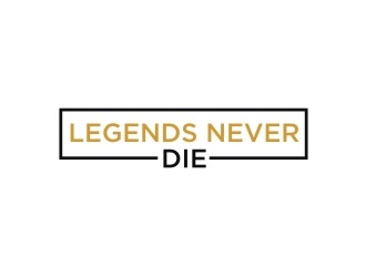 Legends Never Die logo design by Diancox