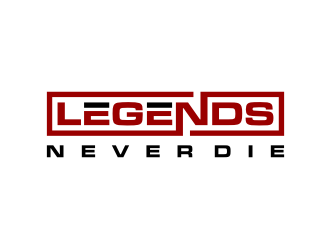 Legends Never Die logo design by Inaya