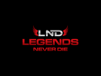 Legends Never Die logo design by luckyprasetyo