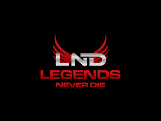 Legends Never Die logo design by luckyprasetyo