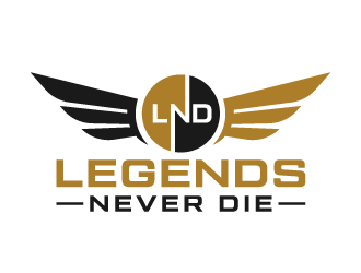 Legends Never Die logo design by akilis13