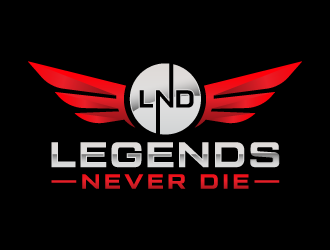Legends Never Die logo design by akilis13