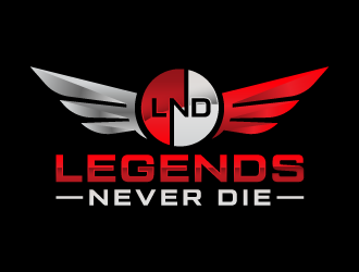 Legends Never Die logo design by akilis13