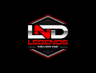 Legends Never Die logo design by haidar