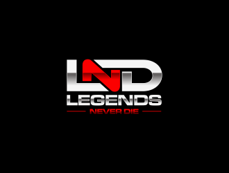 Legends Never Die logo design by haidar