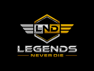 Legends Never Die logo design by scolessi