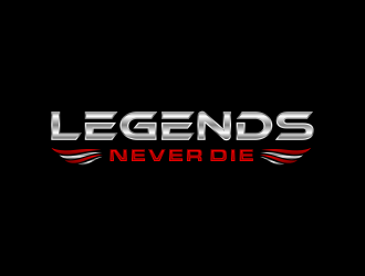 Legends Never Die logo design by scolessi