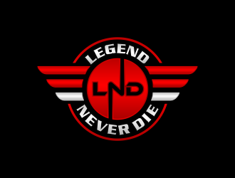 Legends Never Die logo design by scolessi
