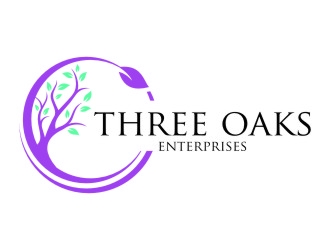 Three Oaks Enterprises logo design by jetzu