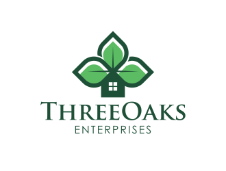 Three Oaks Enterprises logo design by serprimero