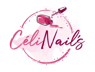 CéliNails logo design by jaize