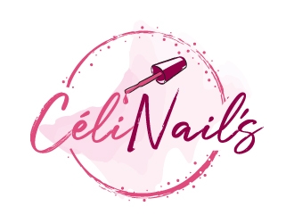 CéliNails logo design by jaize