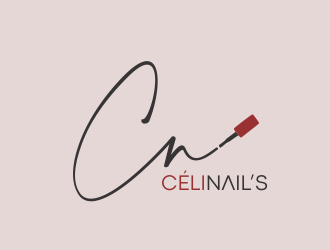 CéliNails logo design by Louseven