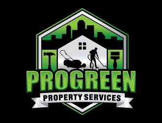 ProGreen Property Services logo design by invento