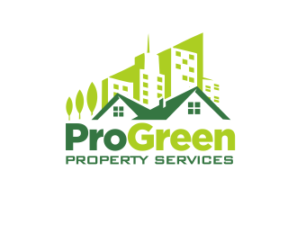 ProGreen Property Services logo design by YONK