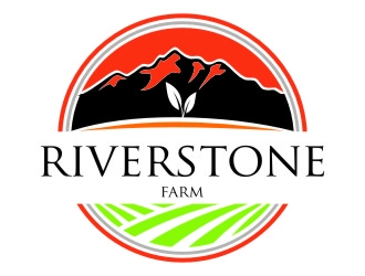 Riverstone Farm logo design by jetzu