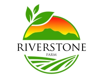Riverstone Farm logo design by jetzu