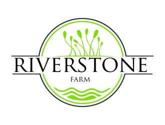 Riverstone Farm logo design by jetzu