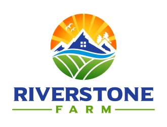 Riverstone Farm logo design by cikiyunn