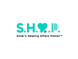 S.H.O.P acronym for Sisters Helping Others Prevail logo design by Loregraphic
