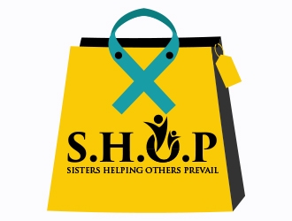 S.H.O.P acronym for Sisters Helping Others Prevail logo design by avatar