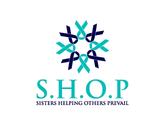 S.H.O.P acronym for Sisters Helping Others Prevail logo design by Kirito