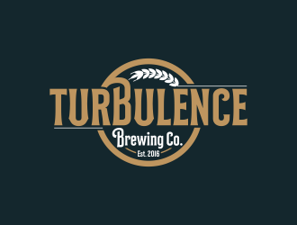 Turbulence Brewing Co logo design by ekitessar