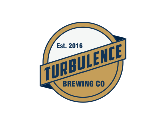 Turbulence Brewing Co logo design by Kruger