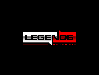 Legends Never Die logo design by haidar
