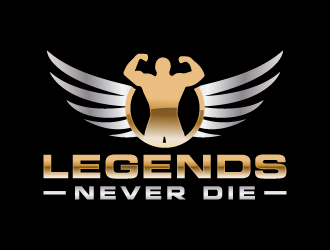 Legends Never Die logo design by akilis13
