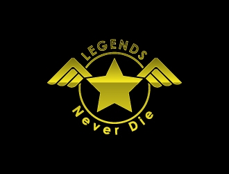 Legends Never Die logo design by chumberarto