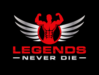 Legends Never Die logo design by akilis13