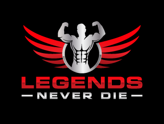 Legends Never Die logo design by akilis13