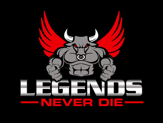 Legends Never Die logo design by kunejo