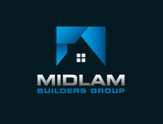 Midlam Builders Group logo design by spiritz