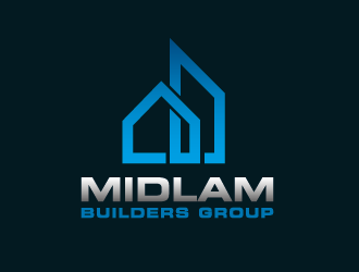 Midlam Builders Group logo design by spiritz