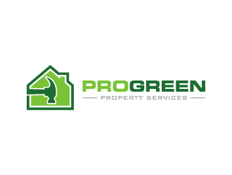 ProGreen Property Services logo design by pencilhand