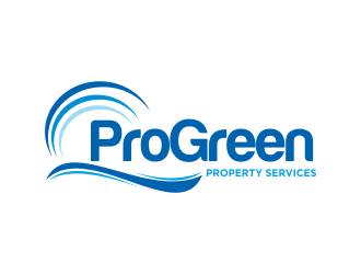 ProGreen Property Services logo design by Greenlight