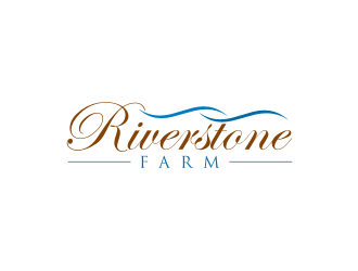 Riverstone Farm logo design by amsol