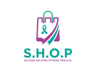 S.H.O.P acronym for Sisters Helping Others Prevail logo design by excelentlogo